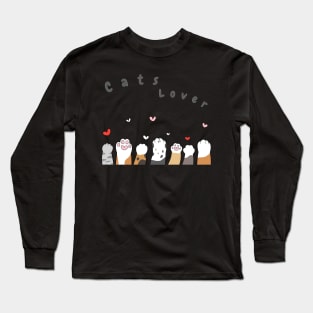 t shirt cats lover i love cats so much Long Sleeve T-Shirt